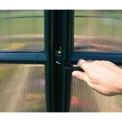 Canopia Hobby Gardener Doppio Strato Serra Da Giardino in Policarbonato 641X266X208 cm Verde