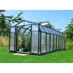 Canopia Hobby Gardener Doppio Strato Serra Da Giardino in Policarbonato 516X266X208 cm Verde