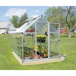 Canopia Hybrid Serra Da Giardino in Policarbonato 306X185X208 cm Argento