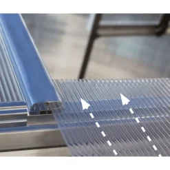 Canopia Hybrid Serra Da Giardino in Policarbonato 186X185X208 cm Argento