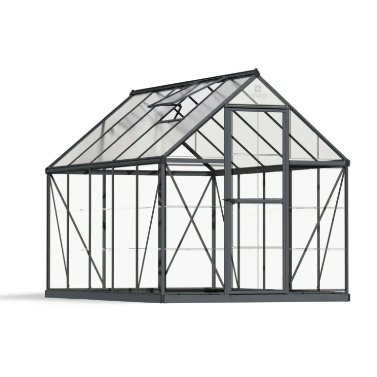 Canopia Hybrid Serra Da Giardino in Policarbonato 306X185X208 cm Grigio