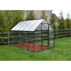 Canopia Hybrid Serra Da Giardino in Policarbonato 306X185X208 cm Grigio