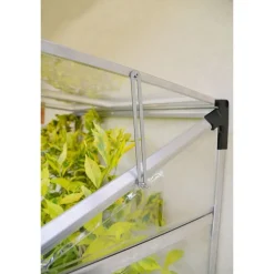 Canopia Lean-To Serra Da Giardino in Policarbonato 125X63X160 cm Trasparente