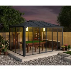 Canopia Ledro Gazebo Chiuso in Alluminio 3X4.3 m