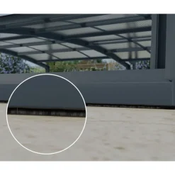 Canopia Majorca CoPertura Telescopica de Policarbonato & Alluminio Per Piscina 8X4 m