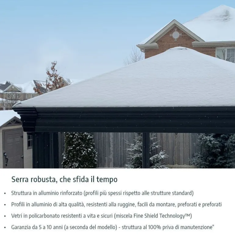 Canopia Milano Gazebo in Alluminio 3X4.3 m