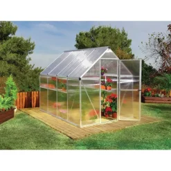 Canopia Mythos Doppio Strato Serra Da Giardino in Policarbonato 247X185X208 cm Argento