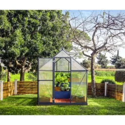 Canopia Mythos Doppio Strato Serra Da Giardino in Policarbonato 247X185X208 cm Grigio