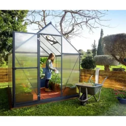 Canopia Mythos Doppio Strato Serra Da Giardino in Policarbonato 247X185X208 cm Grigio