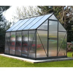 Canopia Mythos Doppio Strato Serra Da Giardino in Policarbonato 306X185X208 cm Grigio