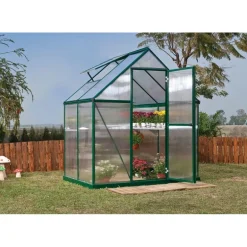 Canopia Mythos Doppio Strato Serra Da Giardino in Policarbonato 126X185X208 cm Verde