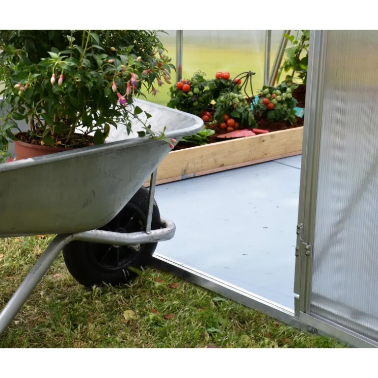 Canopia Mythos Doppio Strato Serra Da Giardino in Policarbonato 370X185X208 cm Argento