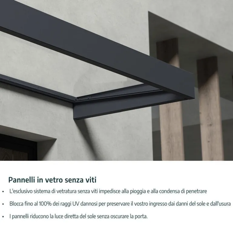 Canopia Nancy Pensilina Da Esterno 452X94 cm Trasparente