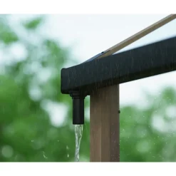 Canopia NATURA Doppio Strato Serra Da Giardino in Policarbonato 360X237.5X261 cm - Legno di cedro