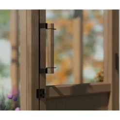 Canopia NATURA Doppio Strato Serra Da Giardino in Policarbonato 360X237.5X261 cm - Legno di cedro