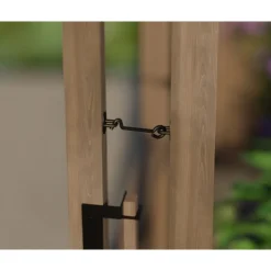 Canopia NATURA Doppio Strato Serra Da Giardino in Policarbonato 360X237.5X261 cm - Legno di cedro