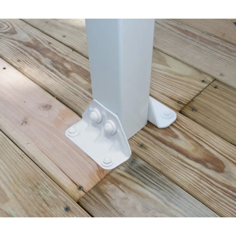 Canopia Olympia Pergola Addossata in Alluminio 3X5.5 m Bianco