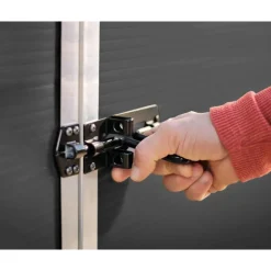 Canopia Rubicon Casetta Da Giardino in Policarbonato Ultra Resistente 528X237X235 cm Grigio Scuro