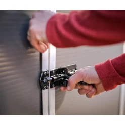 Canopia Rubicon Casetta Da Giardino in Policarbonato Ultra Resistente 303X185X217 cm Grigio Scuro