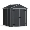 Canopia Rubicon Casetta Da Giardino in Policarbonato Ultra Resistente 229X185X217 cm Grigio Scuro
