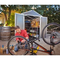 Canopia Rubicon Casetta Da Giardino in Policarbonato Ultra Resistente 229X185X217 cm Grigio Scuro