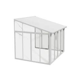 Canopia San Remo Pergola Chiusa in Alluminio 3X3 m Bianco