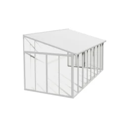 Canopia San Remo Pergola Chiusa in Alluminio 3X5.6 m Bianco