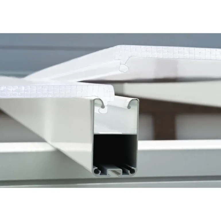 Canopia San Remo Pergola Chiusa in Alluminio 3X4.4 m Bianco