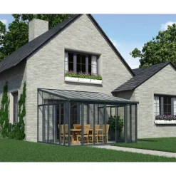 Canopia San Remo Pergola Chiusa in Alluminio 4X4.4 m Bianco