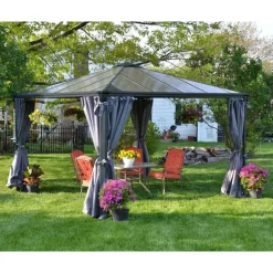 Canopia Set Di Tende Per Gazebo Palermo E Milano 3.7X2.2 m