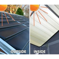 Canopia Skylight Casetta Da Giardino in Policarbonato 154X185X217 cm Grigio