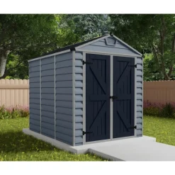 Canopia Skylight Casetta Da Giardino in Policarbonato 229X185X217 cm Grigio Deco