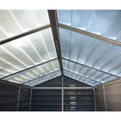 Canopia Skylight Casetta Da Giardino in Policarbonato 154X185X217 cm Grigio Deco