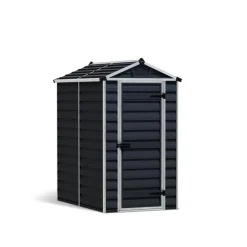 Canopia Skylight Casetta Da Giardino in Policarbonato 176X120X203 cm Grigio Scuro