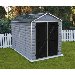 Canopia Skylight Casetta Da Giardino in Policarbonato 303X185X217 cm Grigio Deco