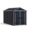 Canopia Skylight Casetta Da Giardino in Policarbonato 378X185X217 cm Grigio Scuro