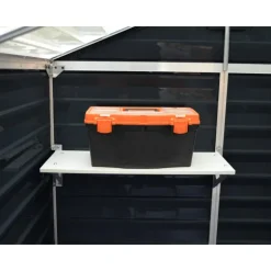 Canopia Skylight Casetta Da Giardino in Policarbonato 378X185X217 cm Grigio Scuro