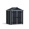 Canopia Skylight Casetta Da Giardino in Policarbonato 154X185X217 cm Grigio Scuro