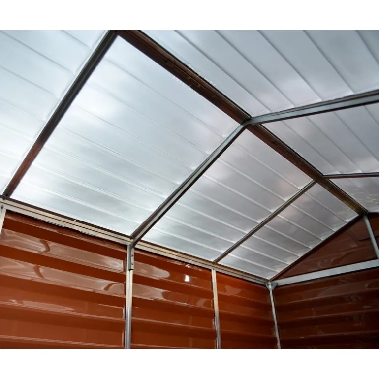 Canopia Skylight Casetta Da Giardino in Policarbonato 154X185X217 cm Ambra