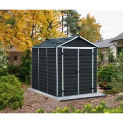 Canopia Skylight Casetta Da Giardino in Policarbonato 229X185X217 cm Grigio Scuro