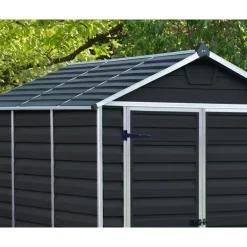 Canopia Skylight Casetta Da Giardino in Policarbonato 229X185X217 cm Grigio Scuro