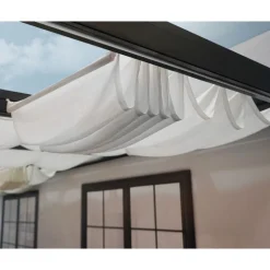 Canopia Tenda da Tetto Per la Pergola Stockholm 3.4X6 m Bianco