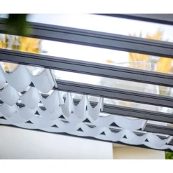 Canopia Tenda da Tetto Per la Pergola Stockholm 3.4X8 m Bianco