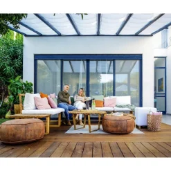 Canopia Tenda da Tetto Per la Pergola Stockholm 3.4X5.2 m Bianco