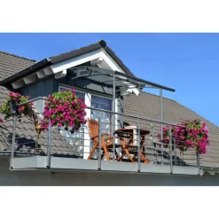 Canopia Vega Pensilina Da Esterno 200X200X252 cm Trasparente