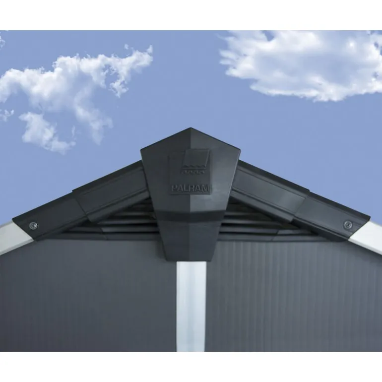 Canopia Yukon Casetta Da Giardino in Policarbonato 643X332X252 cm Grigio