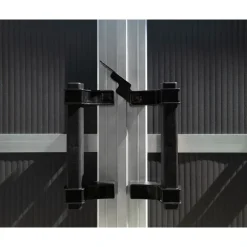 Canopia Yukon Casetta Da Giardino in Policarbonato 643X332X252 cm Grigio Pavimento Incluso