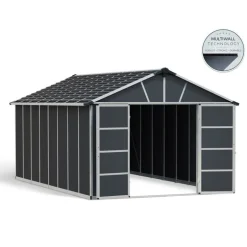 Canopia Yukon Casetta Da Giardino in Policarbonato 519X332X252 cm Grigio