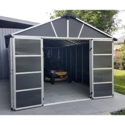Canopia Yukon Casetta Da Giardino in Policarbonato 395X332X252 cm Grigio