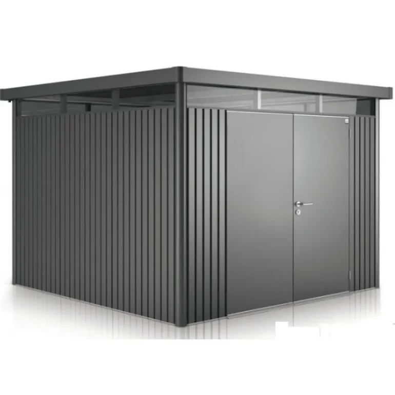 Casetta da Giardino in Metallo HIGHLINE 4 Biohort con Porta a Due Battenti